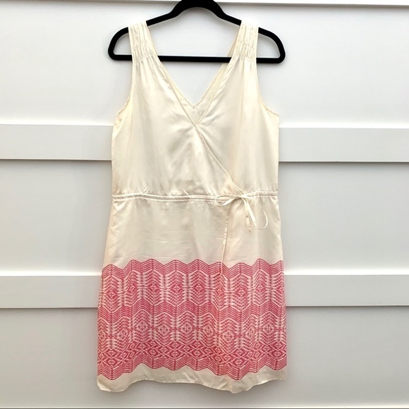 100% Silk Banana Republic Relaxed V-Neck Oversized Dress - Picture 1 of 6